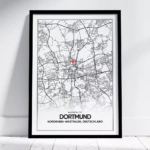 Dortmund Stadtplan Poster