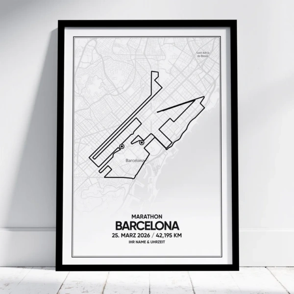 Barcelona Marathon 2026 poster