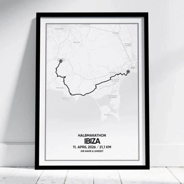 Ibiza Halbmarathon 2026 poster
