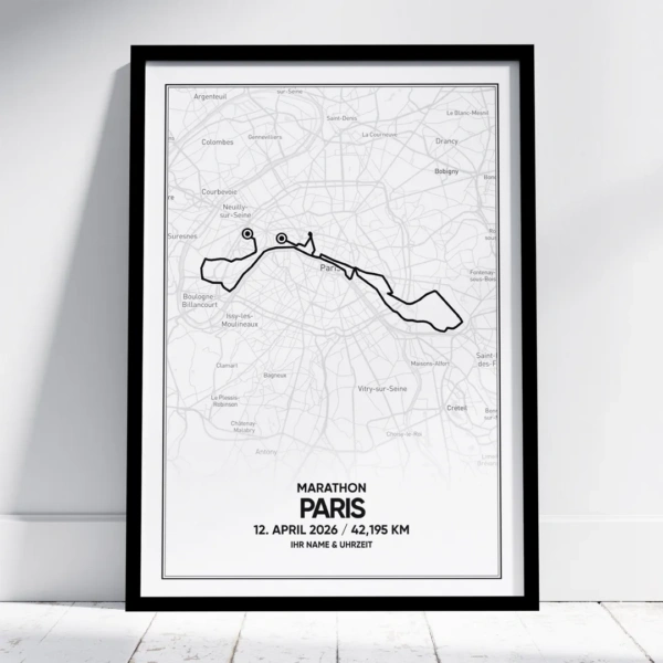 Paris Marathon 2026 poster