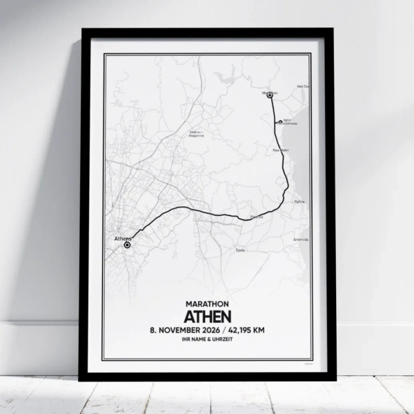 Athen Marathon 2026 poster